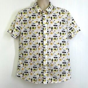 Slate & Stone - Bates Col Outdoor Short Sleeve Button Down Shirt Size XL